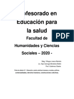 Ficha 1 - Educación, Salud y Eduacion para La Salud