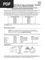 EG21 and EGS21 Series Electric Gage and Swichgage: For Pressure, Temperature, Fuel Level, Voltmeter and Ammeter