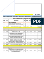 Planilha Orçamentária Modelo