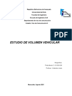 Estudio de Volumen Vehicular