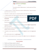 WB 1 CH 1 (Factors and Multiples)