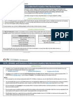 Ci/Ty, Sfaweb, and Onesource Authorized Actualizer Role Business Rules