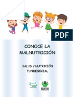 Cartilla Malnutricion Conoce La Malnutricion