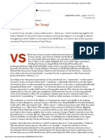 Le-Monde-Front Unit of The Iraqi Shiites, by Peter Harling & Hamid Yasin (Le Monde Diplomatique, September 2006)