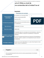 Examen - (AAB02) Cuestionario 2 - Mida Su Nivel de Conocimientos Sobre Contenidos de La Unidad 5 en El Cuestionario 5