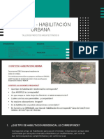 Ejercicio - Habilitación Urbana