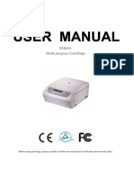 DLAB Centrifuges-Benchtop DM0636 Manual