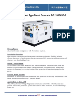 "GP"Silent Type Diesel Generator DG12000XSE-3: Main Power Hydraulics Machinery Co. 明力油壓機械工程