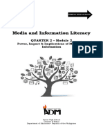 Media and Information Literacy: QUARTER 2 - Module 2