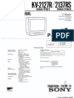 Sony P3B KV2127R 2137RS