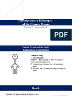 Introduction To Philosophy of The Human Person