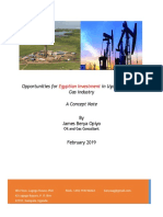 Opportunities For Egyptian Investors and Industries in Uganda's Oil and Gas Industry - Concept Note