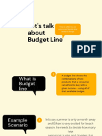 Let's Talk About Budget Line: GROUP 3 Applied Economics