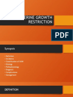 Intrauterine Growth Restriction