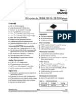 Rev 2 STA1052: DSP/MCU System For CD-DA, CD-CA, CD-ROM Player