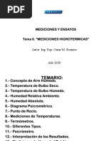 6-Guía Tema 6 - Mediciones Higrotérmicas - 2020