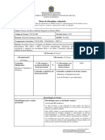 Plano de Disciplina Adaptado - TN2201MB - TIMAM0601 - FÍSICA I