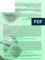 La Declaración Universal de Principios Éticos para Psicólogas y Psicólogos