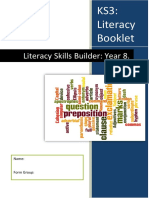 Year 8 Literacy SPAG Workbook