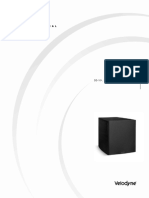 Velodyne - Subwoofer DD+ - User Manual