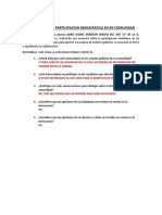 Encuesta Sobre Participacion Democrática en Mi Comunidad