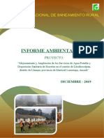 Informe Ambiental - Saneamiento N°05 - Diciembre