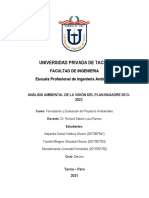 Análisis Ambiental Plan Basadre