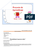 Proyecto de Aprend., Sesiones 3 Semana - 5 Años