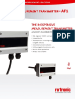 Rotronic AF1 Datasheet