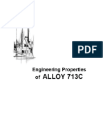 Alloy 713C: Engineering Properties of