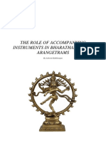 The Role of Accompanying Instruments in Arangetrams - Ashwini Kabilarajan PDF