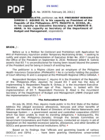 22 (Galicto v. Aquino III, G.R. No. 193978 (Resolution), (February 28, 2012), 683 PHIL 141-197)