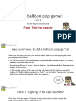 Build A Balloon Pop Game!: Part 1