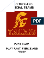 Usc Trojans Special Teams: Punt Team Play Fast, Fierce and Finish