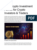 Best Crypto Investment Advice For Crypto Investors & Traders