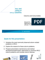 Care Maintenance and HPLC Column Troubleshooting