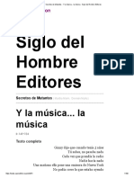 Secretos de Mutantes - Y La Música... La Música - Siglo Del Hombre Editores 3