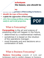 Module 4 (Forecasting)