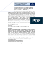 The Impact of Technology, Entrepreneurship and Consumer Attitudes On Firm Performance