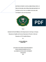 Code Mixing Used Between Student and Teacher Interaction at The fourth semester of English and Literature departement of Adab and Humanities Faculty of Alauddin state Islamic University (UIN) of Makassar