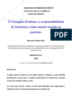 O Cirurgião-Dentista e A Responsabilidade de Indenizar o Dano Moral Causado Ao Paciente