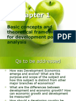 Chapter 1 - Development As Percpectives and Values For Policy Analysis