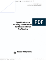 (Welding) ANSI-AWS Standard A5.5-96 Specification For Low-Alloy Steel Electrodes For Shielded Metal Arc Welding (Ebook, 55 Pages)