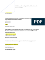 Copd and Pnumonia Questions With Answers