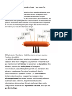 Les Additifs Alimentaires Courants - Alimentarium