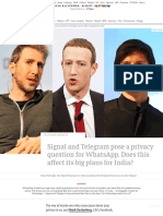 WhatsApp Vs Signal Vs Telegram