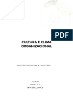 Apostila Da Disciplina - Cultura e Clima Organizacional