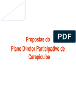 Propostas Do Plano Diretor Participativo de Carapicuíba