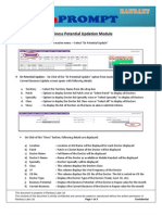 18 DR Business Potential Update Module