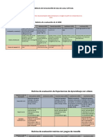 Rubrica de Evaluación QQ 225